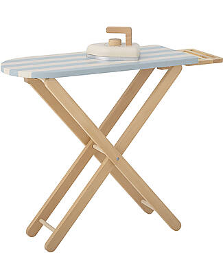 Bloomingville Ferro e Asse da Stiro in Legno Sande - Blu - FSC® 100% Far finta di