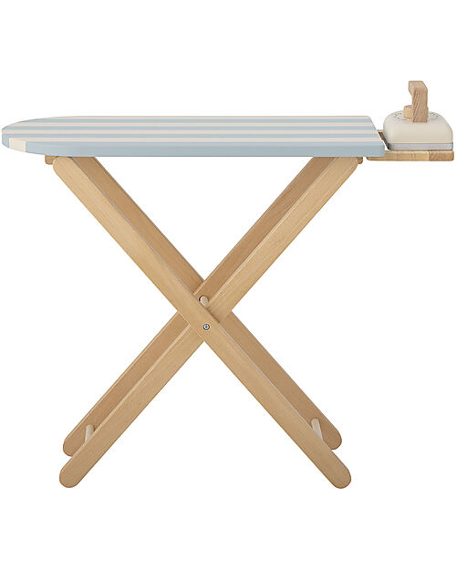 Bloomingville Ferro e Asse da Stiro in Legno Sande - Blu -  FSC® 100% Far finta di