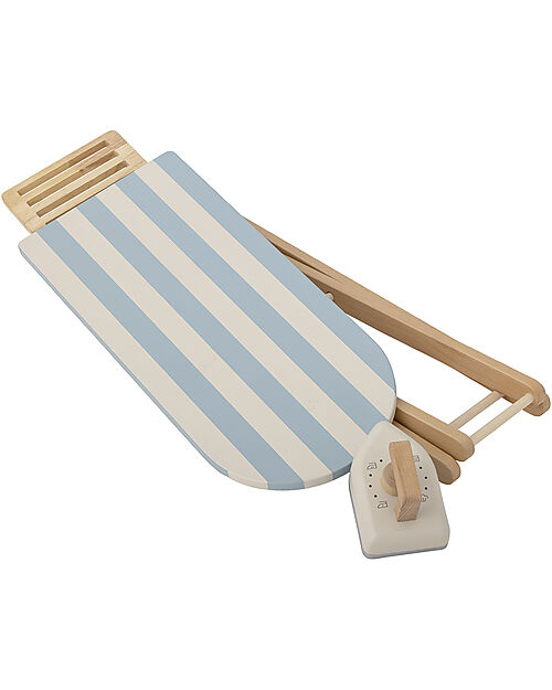 Bloomingville Ferro e Asse da Stiro in Legno Sande - Blu -  FSC® 100% Far finta di