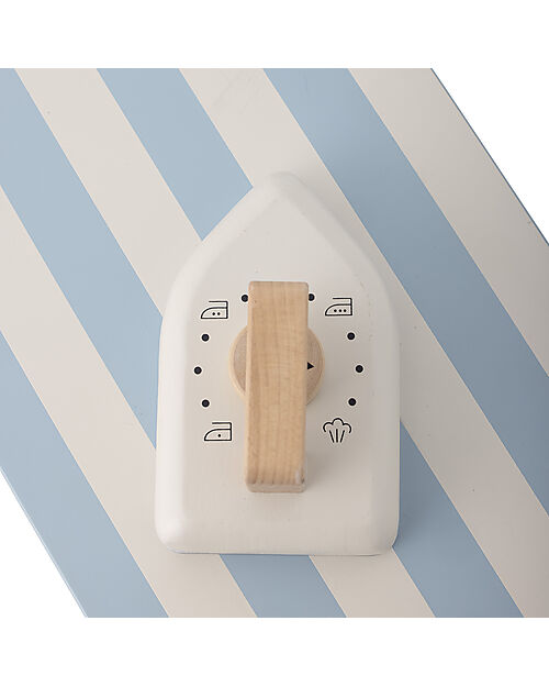 Bloomingville Ferro e Asse da Stiro in Legno Sande - Blu -  FSC® 100% Far finta di