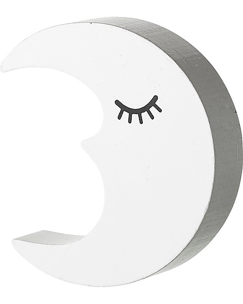 Bloomingville Gancio Appendiabiti, Luna Bianca - MDF Appendiabiti