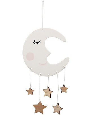 Bloomingville Giostrina Mobile Luna Bianca, 16x31 cm - Grès Porcellanato Giostrine_