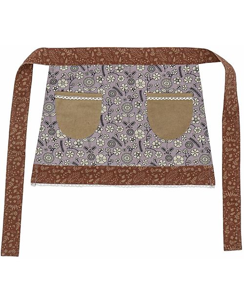 Bloomingville Grembiule per Bambini Nehla - Fiori - 100 % cotone Accessori Cucina