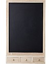 Bloomingville Lavagnetta in Legno con Cassettini - Natural - 50x80x10 cm Lavagnette