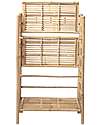 Bloomingville Libreria in Bambù Ripiegabile - Natural - 66x37x105 cm Librerie Montessoriane