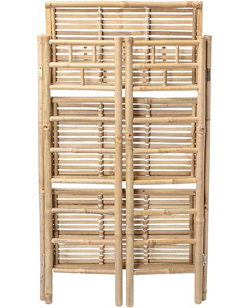 Bloomingville Libreria in Bambù Ripiegabile - Natural - 66x37x105 cm Librerie Montessoriane