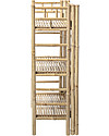 Bloomingville Libreria in Bambù Ripiegabile - Natural - 66x37x105 cm Librerie Montessoriane