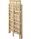 Bloomingville Libreria in Bambù Ripiegabile - Natural - 66x37x105 cm Librerie Montessoriane
