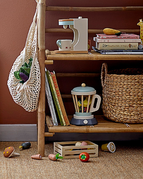 Bloomingville Macchina del Caffè Giocattolo in Legno Cibo Giocattolo