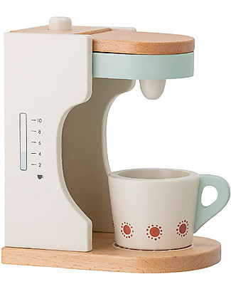 Bloomingville Macchina del Caffè Giocattolo in Legno Cucine Giocattolo e Cibo Finto