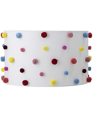 Bloomingville Paralume a Pois Multicolor - Cotone Lampade Da Parete