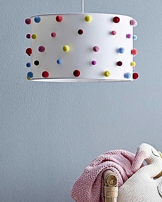 Bloomingville Paralume a Pois Multicolor - Cotone Lampade Da Parete