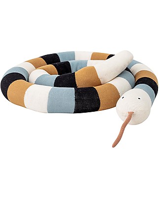 Bloomingville Peluche Gigante Multi-Color in Cotone - Sebastia - Lungo 200 cm! Peluche