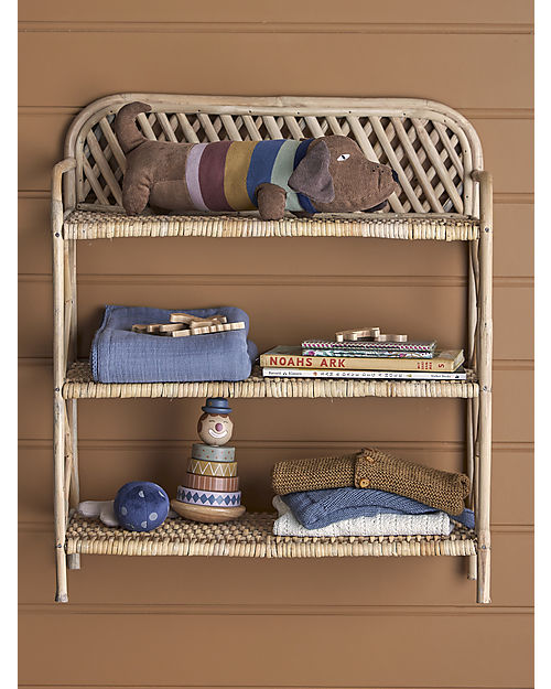 Bloomingville Pupazzo Charlie il Bassotto - Cotone - Include Osso e Palla Peluche