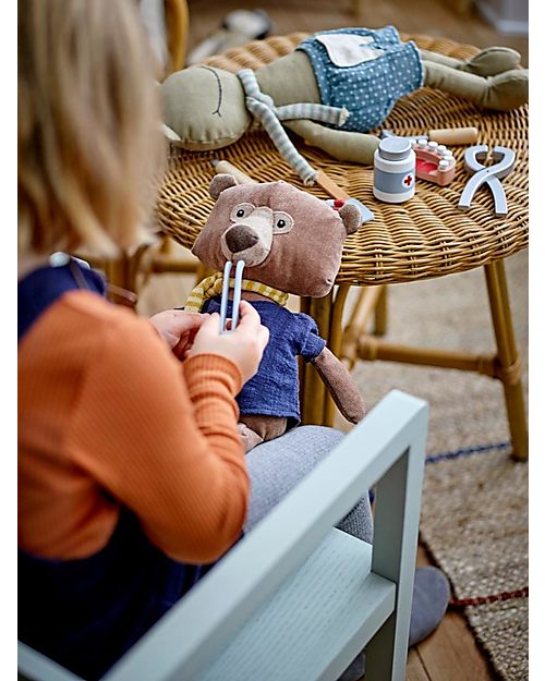 Bloomingville Sedia Multifunzionale Nan - Verde - Legno di Rovere Sedie