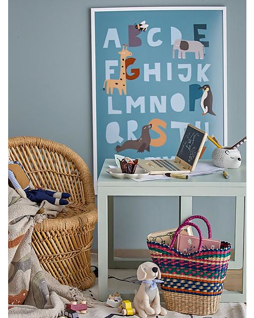 Bloomingville Sedia Multifunzionale Nan - Verde - Legno di Rovere Sedie