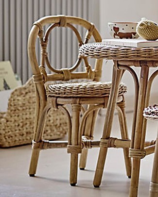 Bloomingville Sedia per Bambini Hortense - Naturale - Rattan Sedie