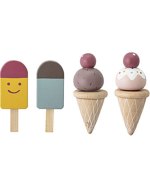 Bloomingville Set Gelati Multicolor - 5 Pezzi Cibo Giocattolo