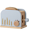 Bloomingville Set Gioco Colazione Adda - Blu - Legno di Faggio - 7 Pezzi Cucine Giocattolo