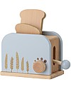 Bloomingville Set Gioco Colazione Adda - Blu - Legno di Faggio - 7 Pezzi Cucine Giocattolo