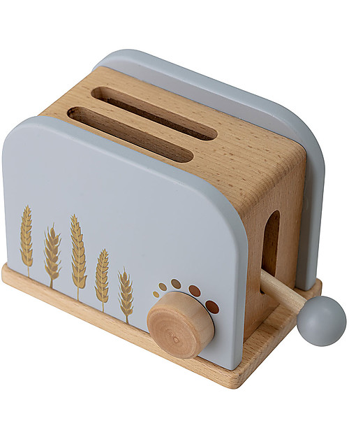Bloomingville Set Gioco Colazione Adda - Blu - Legno di Faggio - 7 Pezzi Cucine Giocattolo