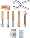 Bloomingville Set Gioco in Legno Dentista - 9 accessori! Far finta di