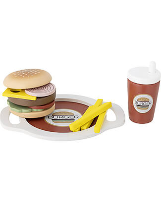 Bloomingville Set Gioco in Legno Jools - Cibo - Marrone - 13 Accessori! - FSC®100%, Cibo Giocattolo