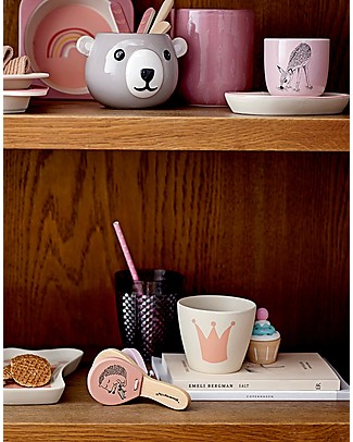 Bloomingville Set Pappa Principessa, Rosa - Bambù Set Pappa