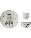 Bloomingville Set Pappa Spazio - Comprende Piatto + Scodella + Bicchiere Set Pappa