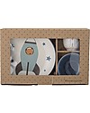 Bloomingville Set Pappa Spazio - Comprende Piatto + Scodella + Bicchiere Set Pappa