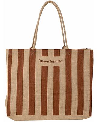 Bloomingville Shopping Bag Bergamo - Marrone - Iuta Borse Shopper