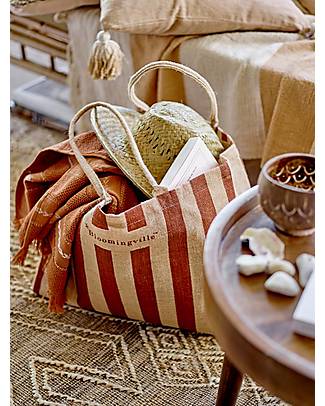 Bloomingville Shopping Bag Bergamo - Marrone - Iuta Borse Shopper