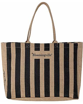 Bloomingville Shopping Bag Bergamo - Nero - Iuta Borse Shopper