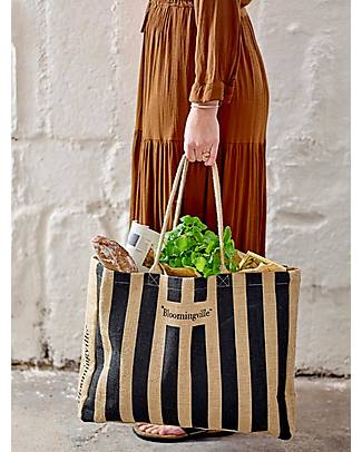 Bloomingville Shopping Bag Bergamo - Nero - Iuta Borse Shopper