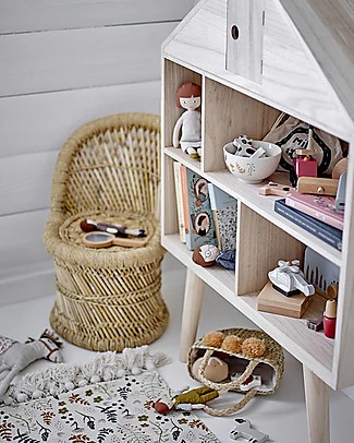 Bloomingville Tappeto con Nappe Filipa - Fiori - Nature - 100% Cotone Tappeti Arredo
