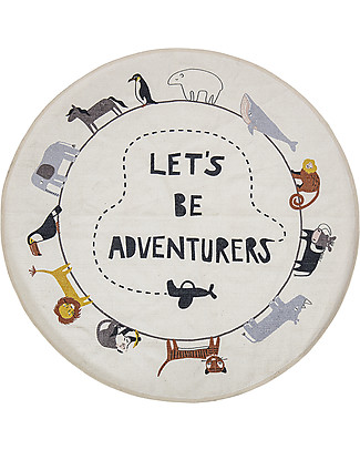 Bloomingville Tappeto Let's Be Adventurers, Multicolor - 130 cm Tappeti_