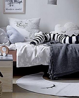 Bloomingville Tappeto Luna, Naturale - 110 x 88 cm Tappeti