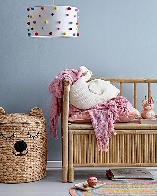 Bloomingville Tappeto Ovale Multicolor, Juta Eco-Friendly - 75x50 cm Tappeti Arredo