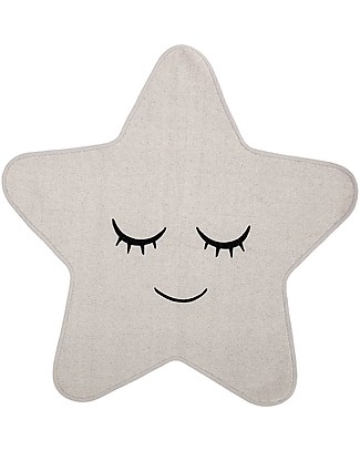 Bloomingville Tappeto Stella, Grigio Chiaro - 100 cm Tappeti