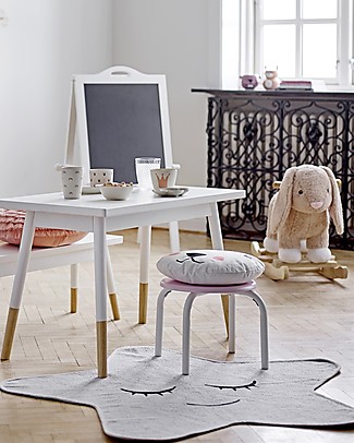 Bloomingville Tappeto Stella, Grigio Chiaro - 100 cm Tappeti