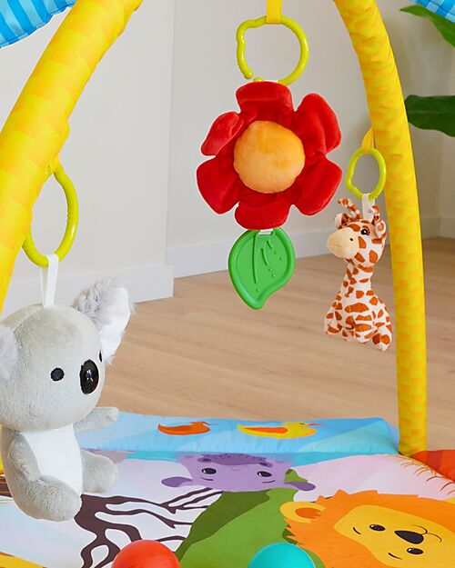 Bo Jungle 2 in 1 Palestrina Sensoriale e Piscina di Palline - Palenquo - Multiattività Palestrine