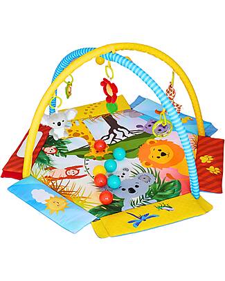 Bo Jungle 2 in 1 Sensory Gym and Ball Pool - Palenquo - Multiactivity Baby Gym