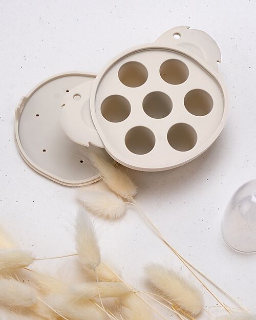 Bo Jungle Contenitore in Silicone per Freezer - Dune - 7 Scomparti Contenitori per Alimenti