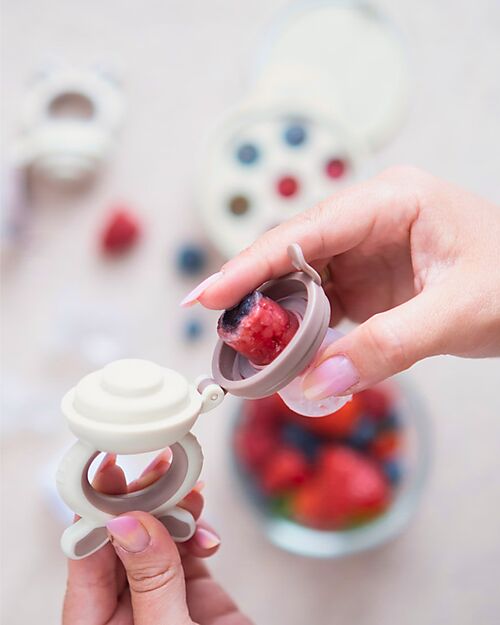 Bo Jungle Contenitore in Silicone per Freezer - Dune - 7 Scomparti Contenitori per Alimenti