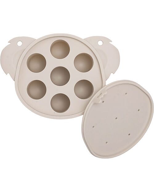 Bo Jungle Contenitore in Silicone per Freezer - Dune - 7 Scomparti Porta Merenda