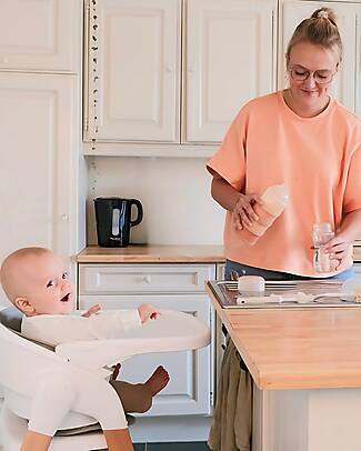 Bo Jungle Contenitore per Latte in Polvere o Snack Impilabili - Dune - Con 4 Scomparti Ermetici Contenitori per Alimenti