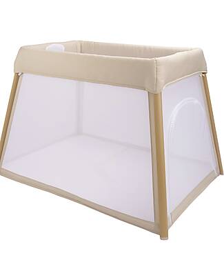 Bo Jungle Culla da Viaggio - Pure White - Altezze Regolabili Culle e Ceste