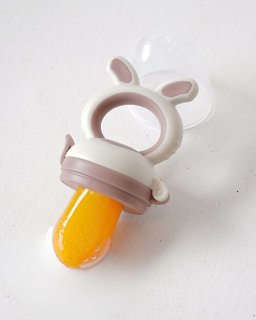 Bo Jungle Mangiafrutta con Impugnatura Ergonomica - Dune - 3+ Mesi Porta Merenda