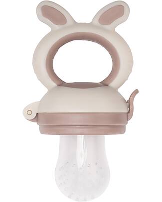 Bo Jungle Mangiafrutta con Impugnatura Ergonomica - Dune - 3+ Mesi Porta Merenda