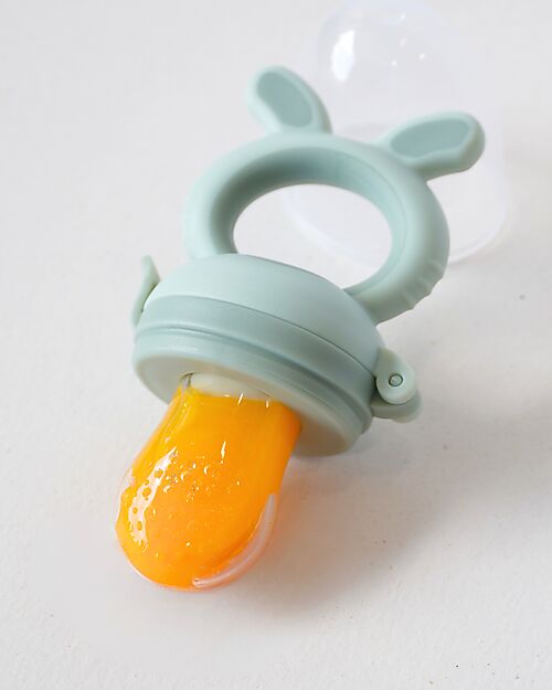 Bo Jungle Mangiafrutta con Impugnatura Ergonomica - Jade - 3+ Mesi Porta Merenda